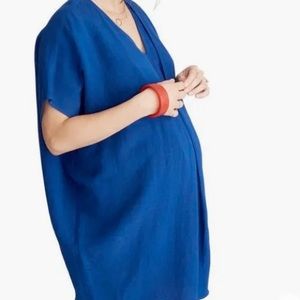 Hatch Maternity & Nursing Slouch Dress Blue One Size